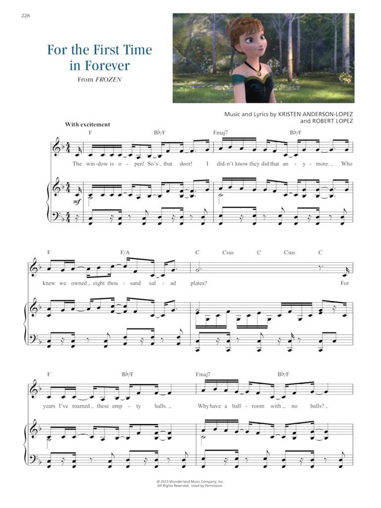 The Illustrated Treasury of Disney Songs: Klavier, Gesang, Gitarre (Songbooks)