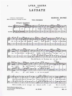 Marcel Dupré: Laudate Dominum Op. 9 No.4 (TB): Gesang Duett