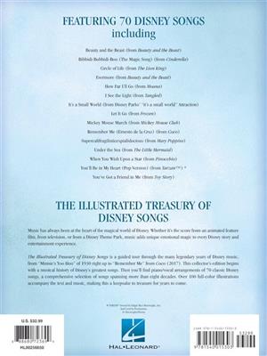 The Illustrated Treasury of Disney Songs: Klavier, Gesang, Gitarre (Songbooks)