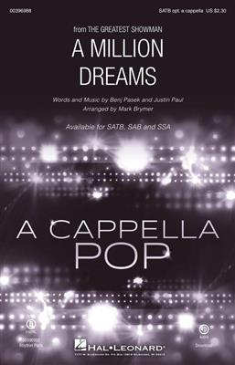 Benj Pasek: Million Dreams, A: (Arr. Mark Brymer): Gemischter Chor A cappella