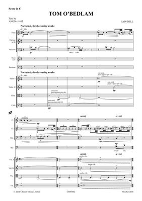 Tom O'Bedlam (chamber ensemble version): Kammerensemble