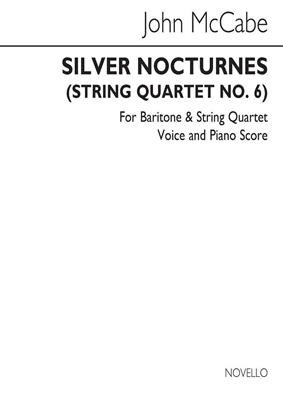 John McCabe: Silver Nocturnes (String Quartet No.6): Gesang mit Klavier