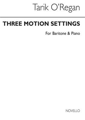 Tarik O'Regan: Three Motion Settings: Gesang mit Klavier