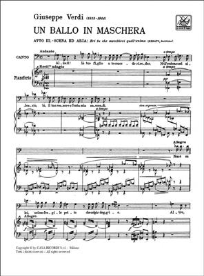 Celebri Arie D'Opera 5: Baritono: Gesang mit Klavier