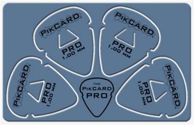 PikCard: 1.00mm Blue Delrin (4 Guitar Picks)