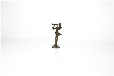 Copper Figurine: Clarinet Player