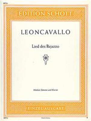 Ruggero Leoncavallo: Der Bajazzo: Gesang mit Klavier