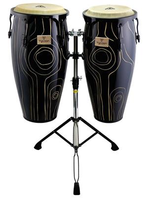 10'& 11' Cyclone Series Congas + Double Stand