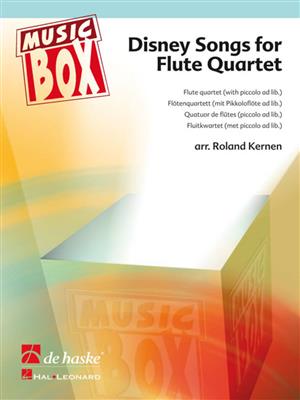 Disney Songs For Flute Quartet: (Arr. Roland Kernen): Flöte Ensemble