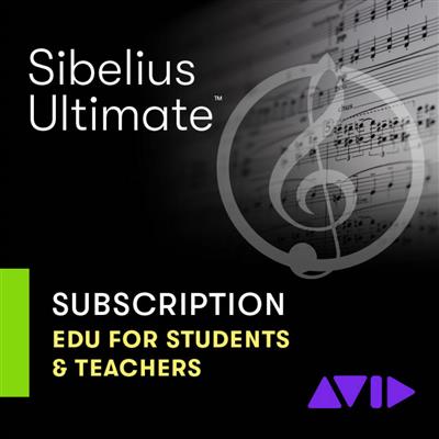 Sibelius- Ultimate 1-Year Subs - Education