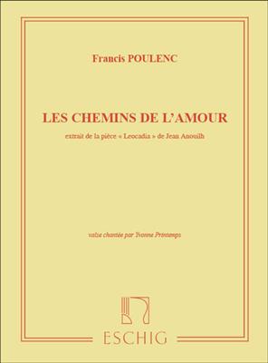 Francis Poulenc: Les Chemins De L'Amour: Gesang mit Klavier