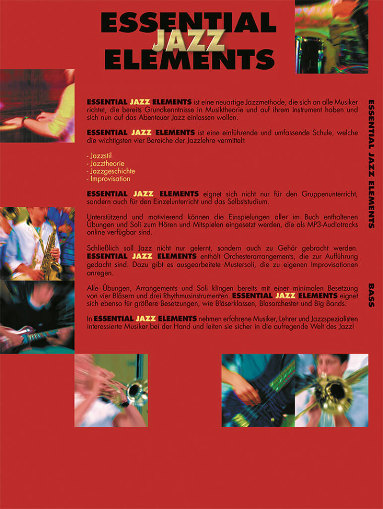 Essential Jazz Elements - E-Bass: (Arr. Mike Steinel): Jazz Ensemble