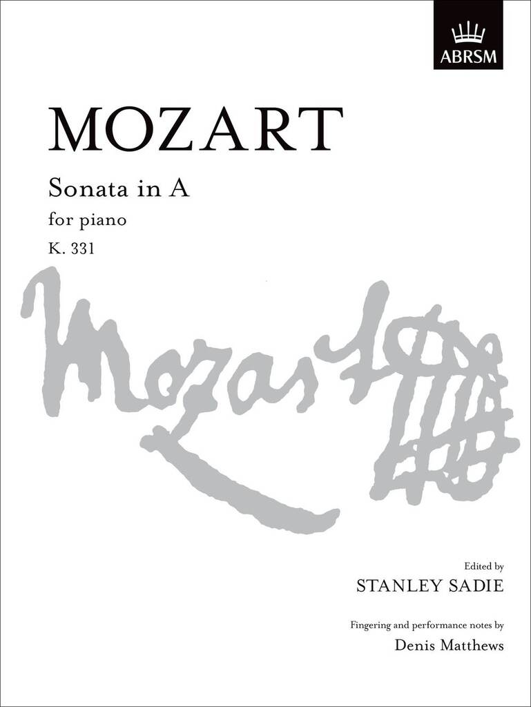 Wolfgang Amadeus Mozart: Sonata In A K.331: Klavier Solo