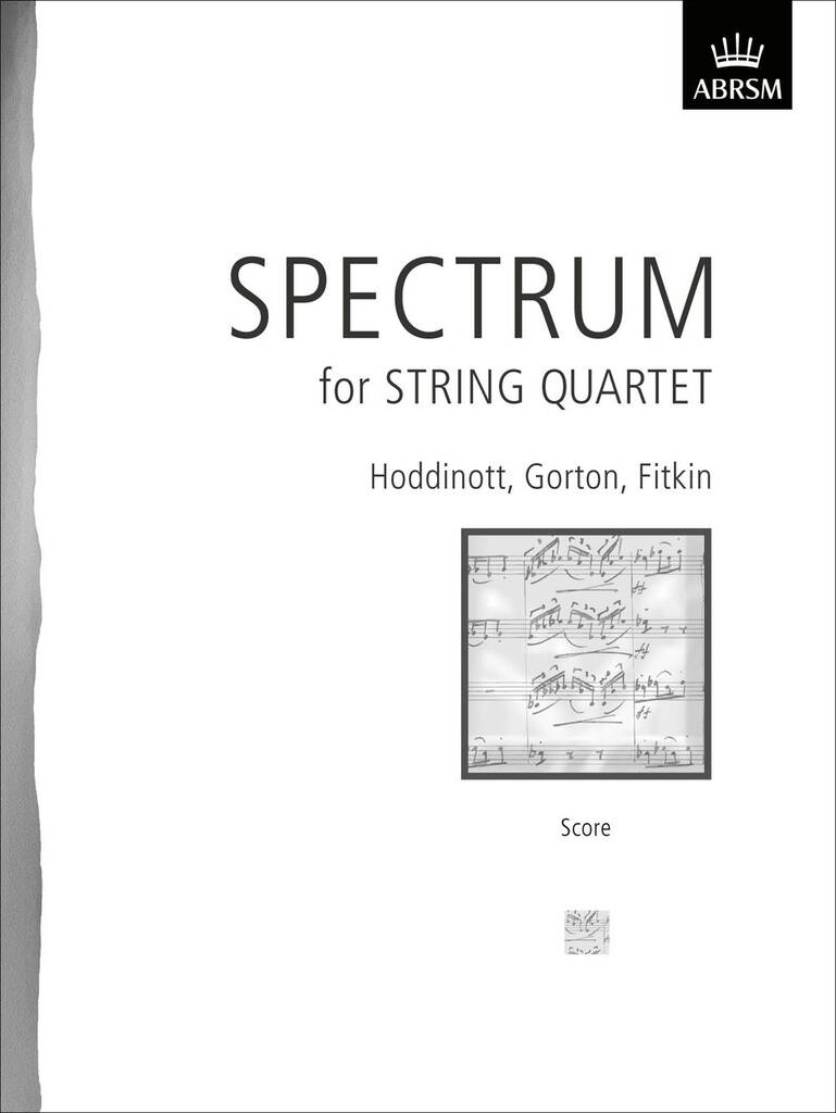 Spectrum for String Quartet, Score: Streichquartett