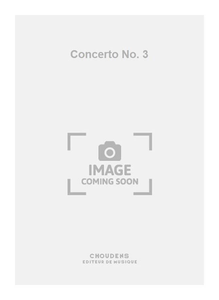 Concerto No. 3: Orchester mit Solo