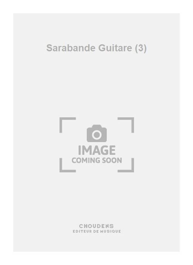 Georg Friedrich Händel: Sarabande Guitare (3): Gitarre Trio / Quartett
