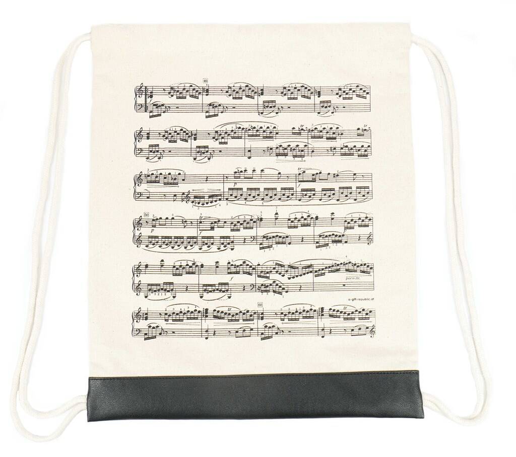 Drawstring bag notelines