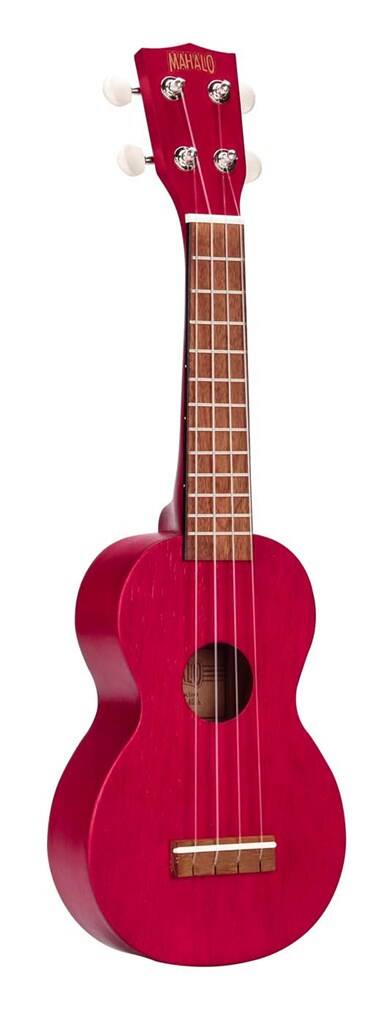 Kahiko Series Soprano Ukulele - Trans Red