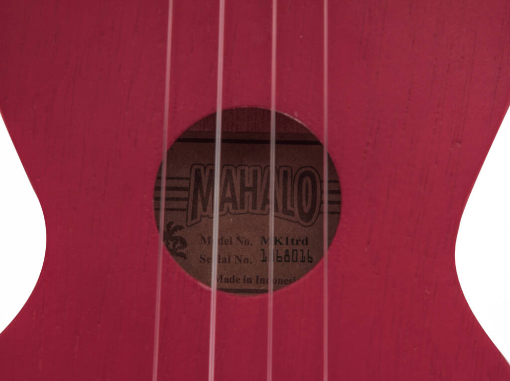 Kahiko Series Soprano Ukulele - Trans Red