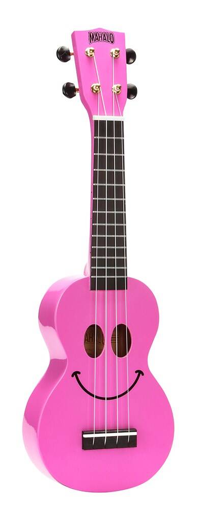 Smiley Series Soprano Ukulele - Pink