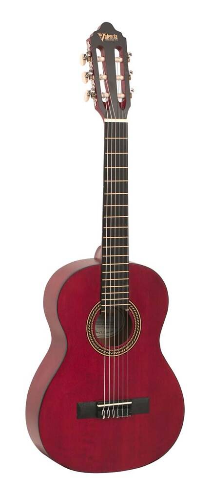 200 Series 1/2 Size Classical Guitar - Wine Red