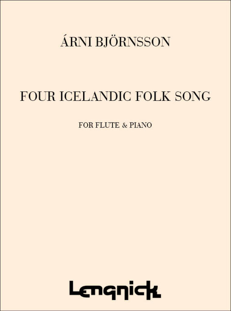 4 Icelandic Folk Songs: Flöte Solo