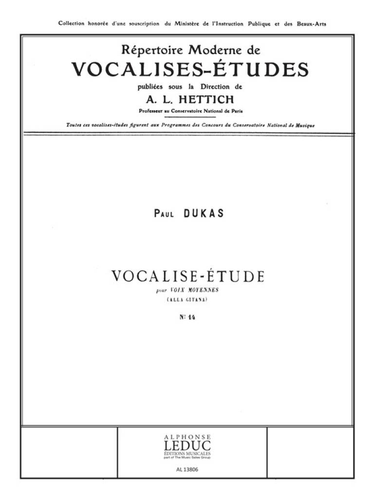 Vocalise Etudes N0014
