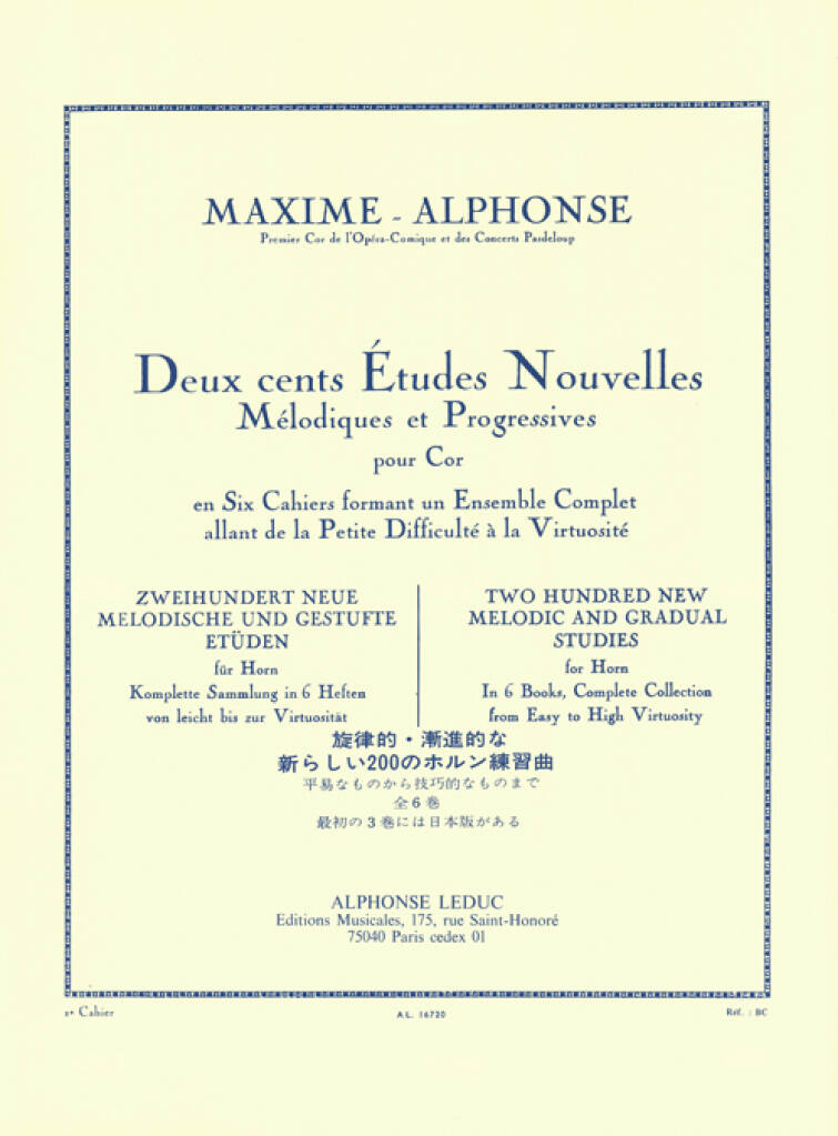 200 Études Nouvelles Mélodiques et Progressives 2