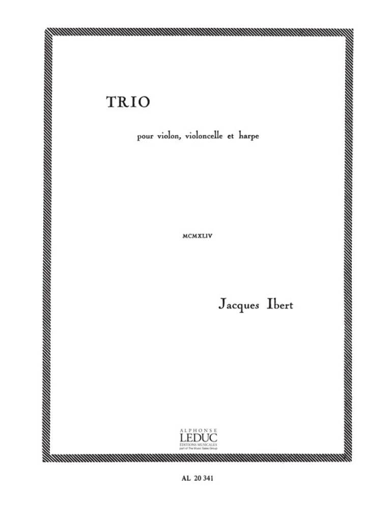 Jacques Ibert: Trio pour violon, violoncelle et harpe: Streichensemble