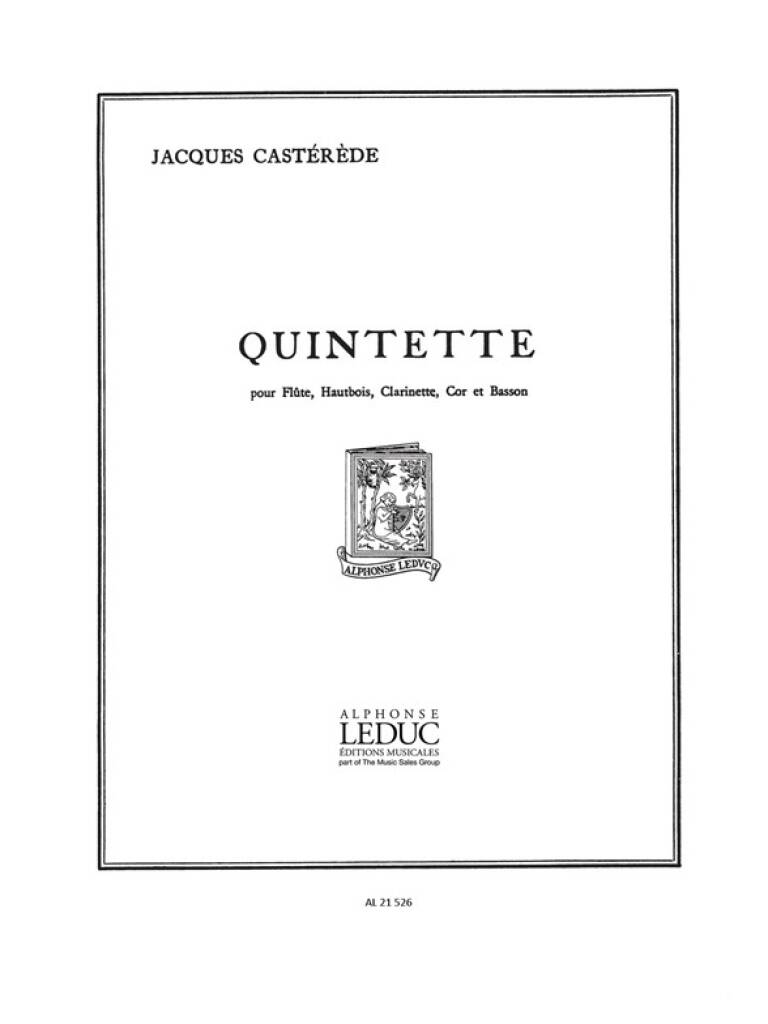 Jacques Castérède: Jacques Casterede: Quintette: Blasquintett
