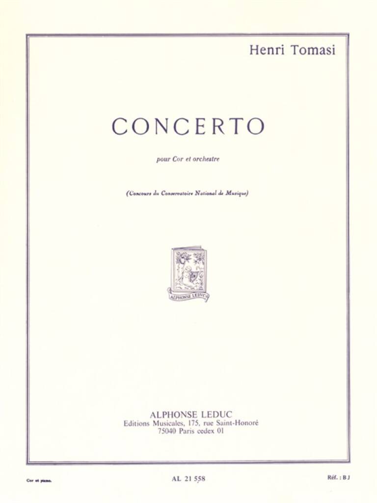 Henri Tomasi: Concerto For Horn And Orchestra: Horn mit Begleitung