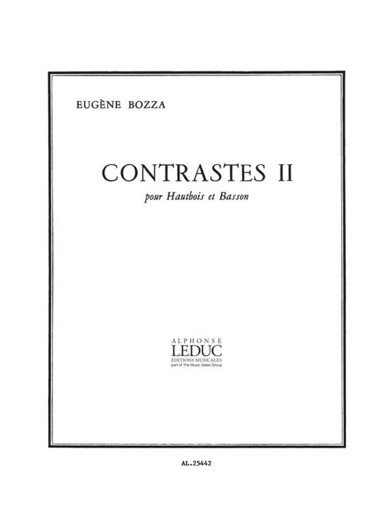 Eugène Bozza: Contrastes II: Gemischtes Holzbläser Duett