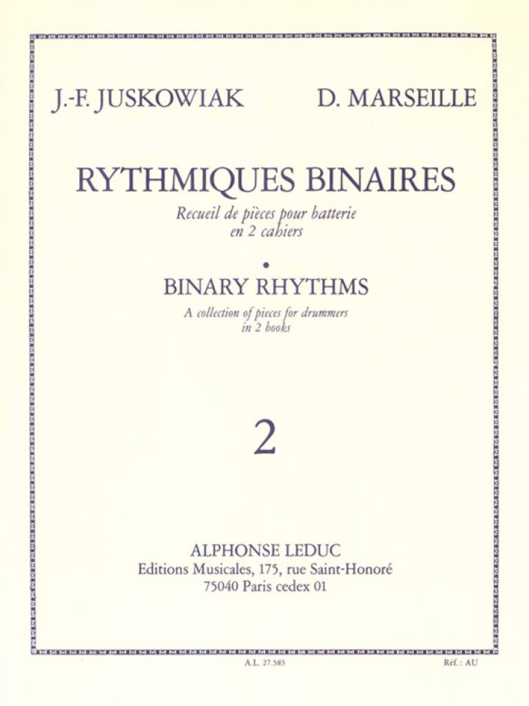 Jacques-François Juskowiak: Rythmiques Binaires, 2: Schlagzeug