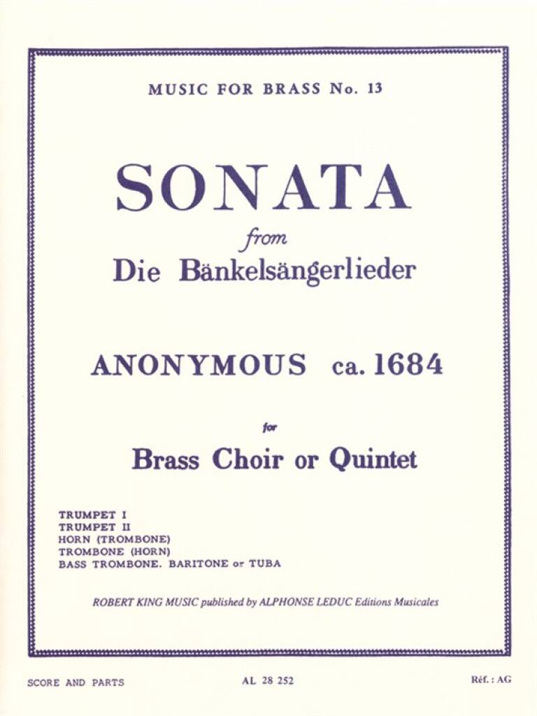 Sonata From Die Bänkelsängerlieder: Blechbläser Ensemble