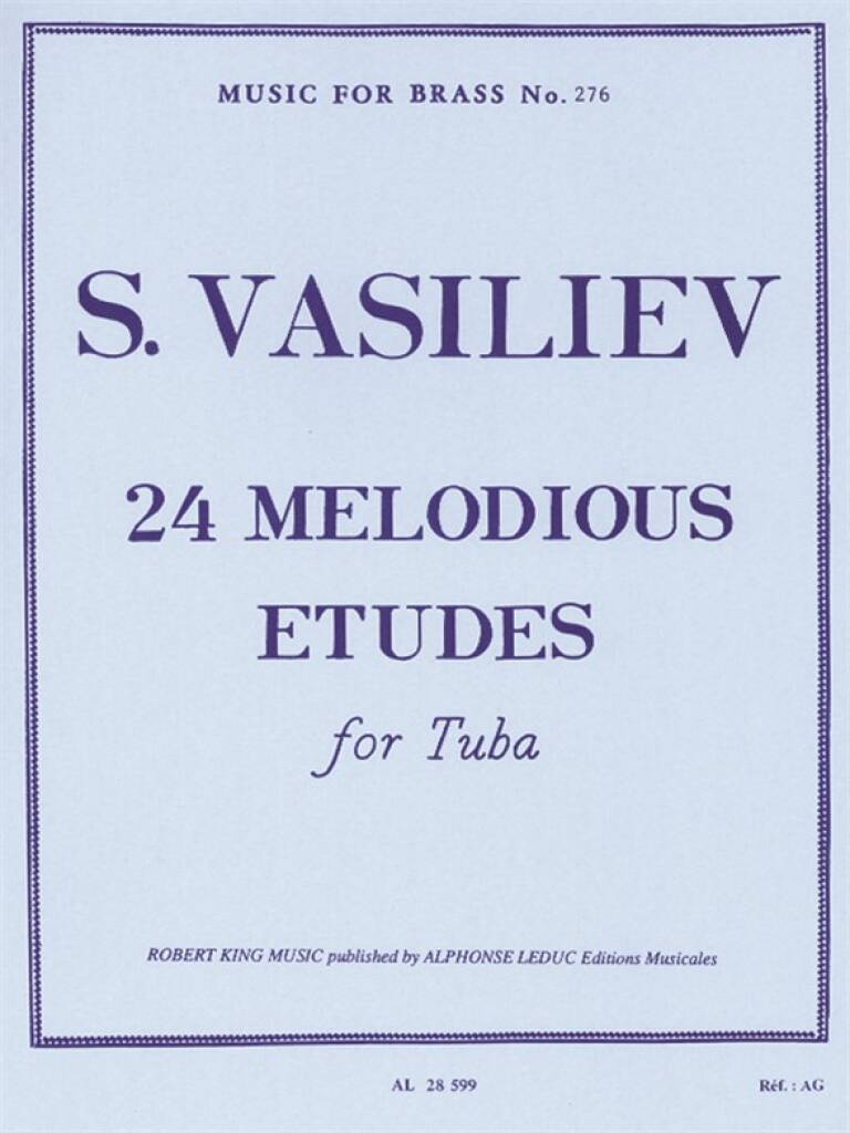Vasiliev: 24 Melodious Etudes: Tuba Solo
