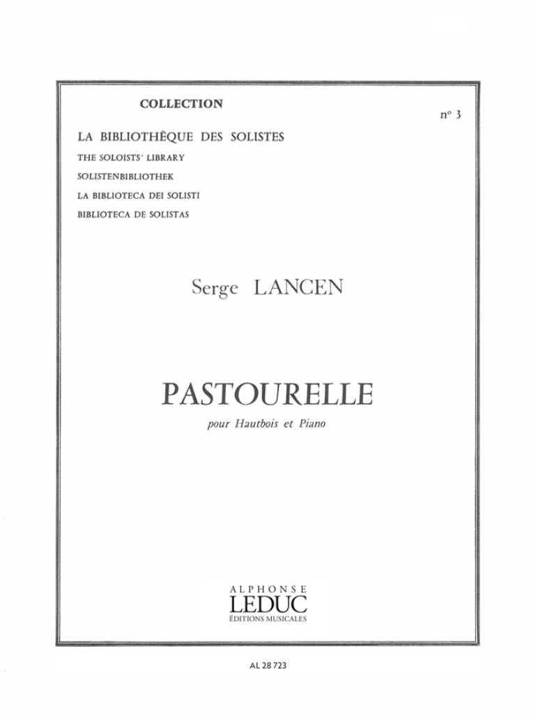 Serge Lancen: Pastourelle: Oboe mit Begleitung