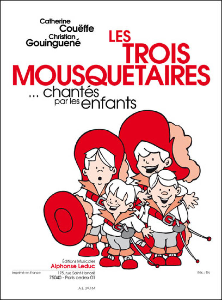 Catherine Coueffe: Les Trois Mousquétaires: Kinderchor mit Klavier/Orgel