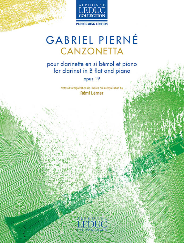 Gabriel Pierné: Canzonetta Opus 19: Klarinette mit Begleitung