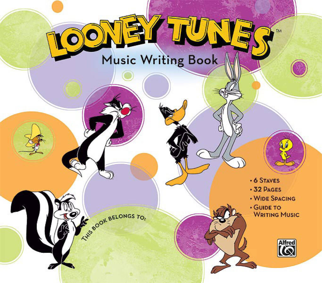 Looney Tunes Music Writing Book: Notenpapier