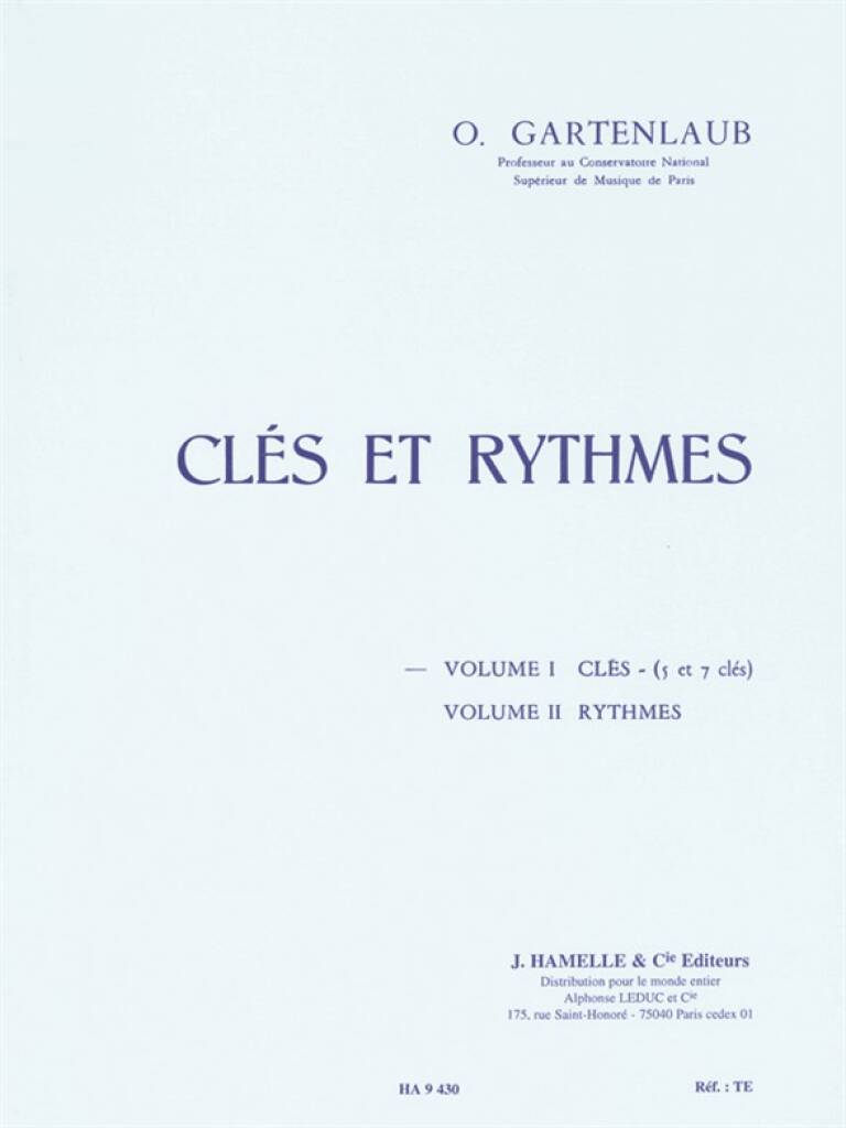 Cles Et Rythmes - Volume 1 (5 Et 7 Clés)