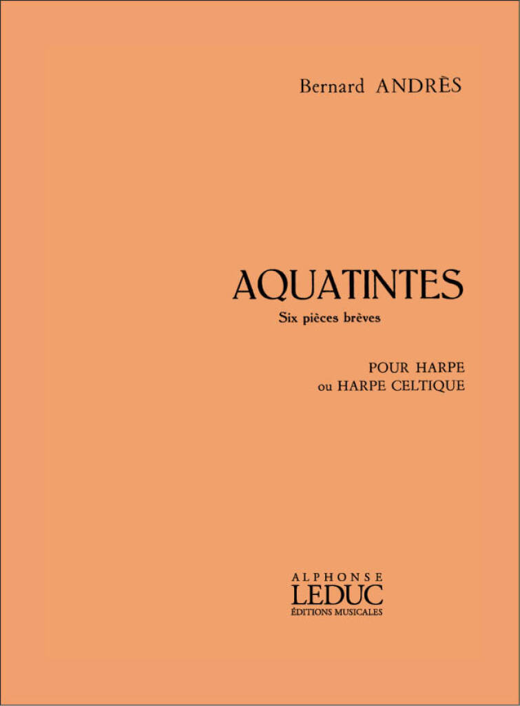 Bernard Andrès: Aquatintes: Harfe Solo