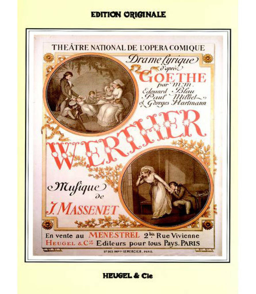 Jules Massenet: Werther (Opera and Piano): Gesang mit Klavier