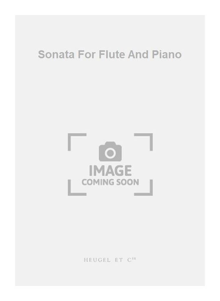 André Jolivet: Sonata For Flute And Piano: Flöte mit Begleitung