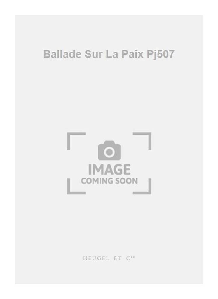 Maurice Jaubert: Ballade Sur La Paix Pj507: Gesang Duett