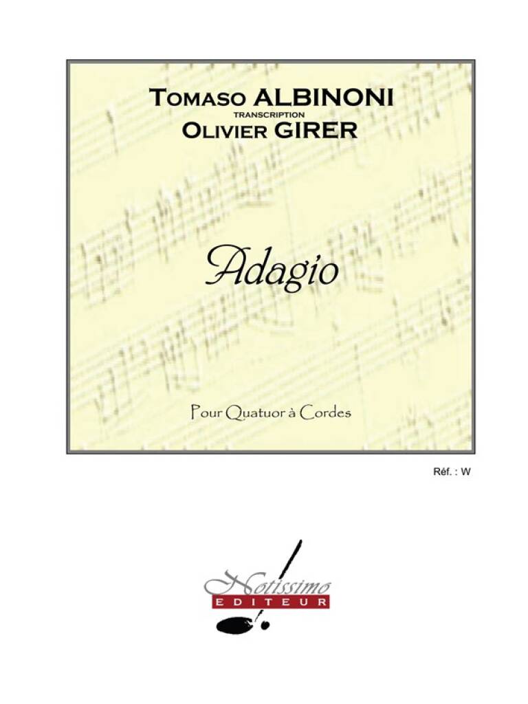 Tomaso Albinoni: Adagio: Streichquartett