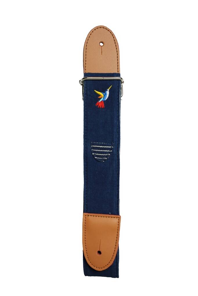 Hummingbird Guitar Strap - Dark