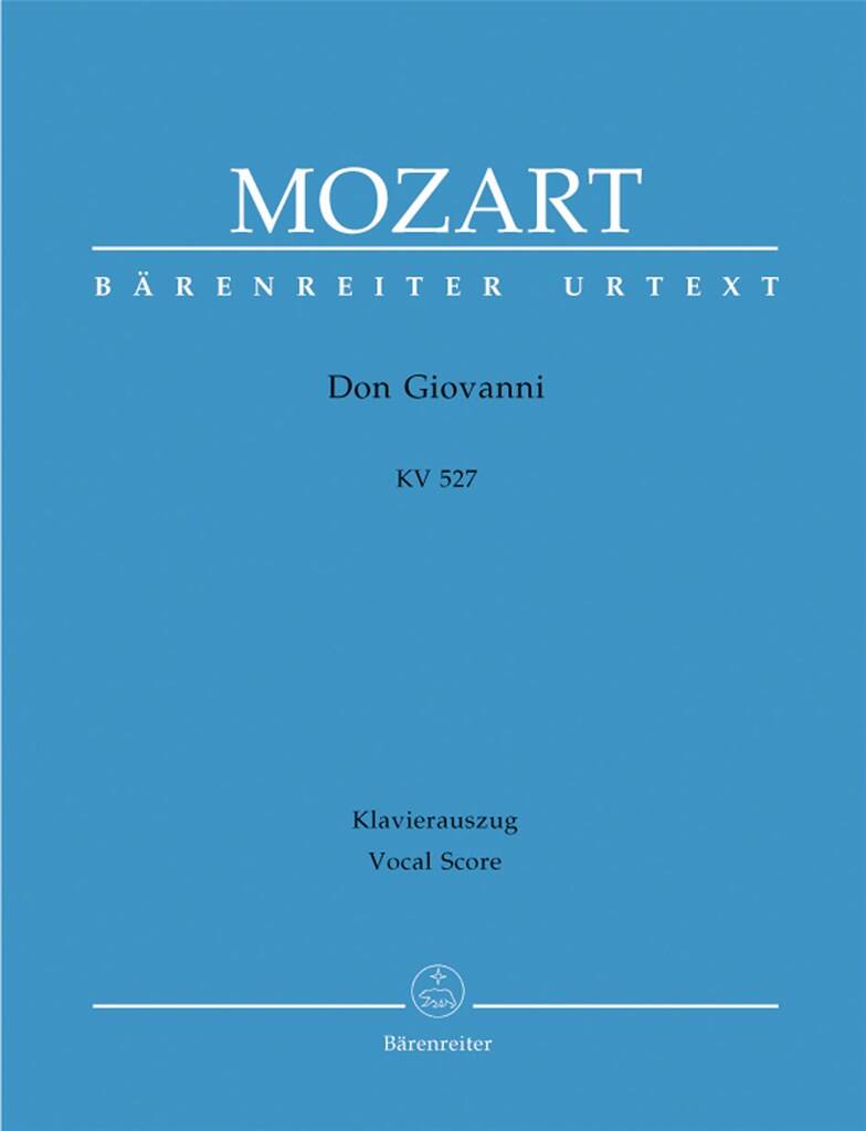 Wolfgang Amadeus Mozart: Don Giovanni K.527: Gemischter Chor mit Klavier/Orgel