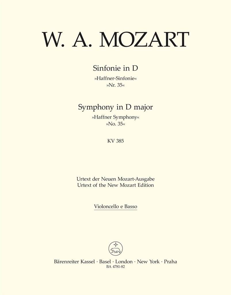 Wolfgang Amadeus Mozart: Symphony: Streicher Duett