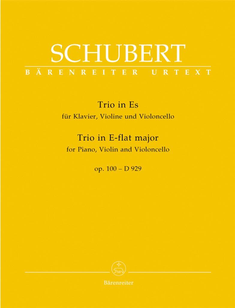 Franz Schubert: Trio in E-flat major op. 100 D 929: Klaviertrio