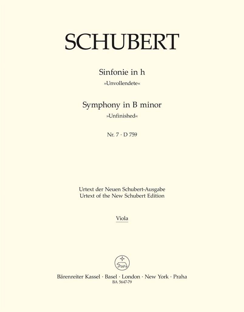 Franz Schubert: Symphony No.7 In B Minor D 759 - Unfinished: Orchester
